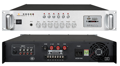 PA-5250USB 蓝牙6分区遥控定压功放