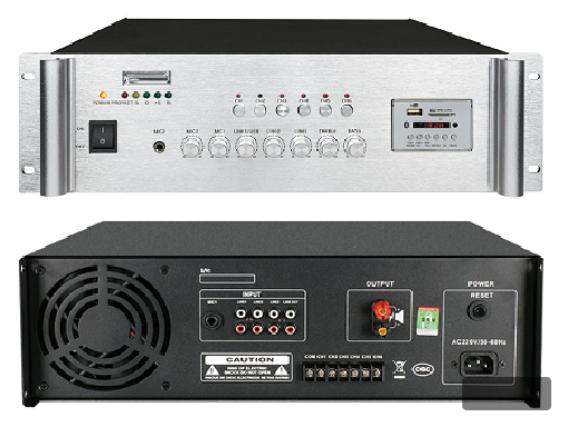 PA-1000A   3U蓝牙定压6分区功放    