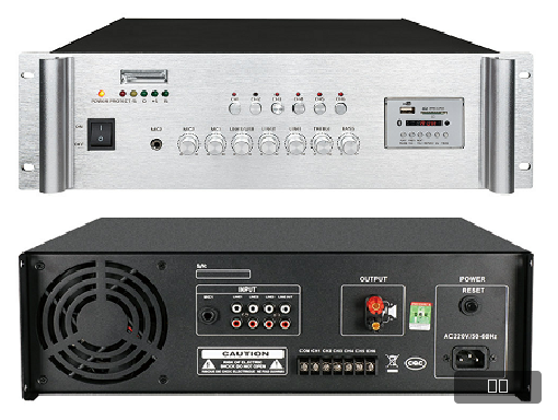 PA-1500A 3U蓝牙定压6分区功放