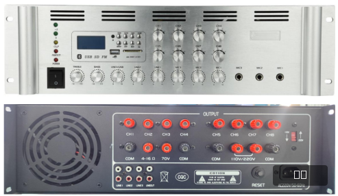 PA-1500D3U蓝牙定压8分区独立音量控制功放
