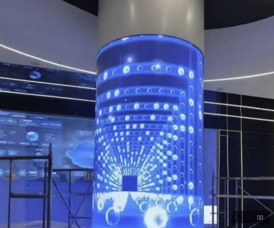 杭州西溪天街圆柱形LED显示屏
